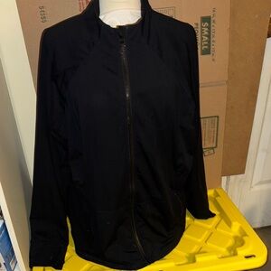 Fabletics Black Bomber Jacket